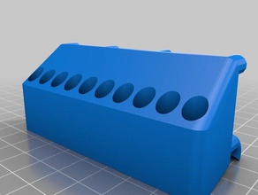 pegboard small screwdriver tool holders & boxes customized 3d print model - Mito3D