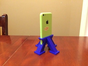 iphone 5c stand mobile phone apple film 5 5s dock time lapse tripod video 3d print model - Mito3D