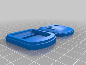 carcasa de control remoto auto La impresión en 3d 3d print model - Mito3D