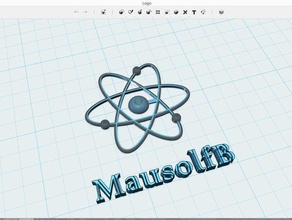 mausolfb logo segni e loghi 3d il nome del tag 3d print model - Mito3D