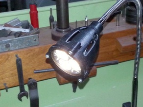 Düşük Voltaj worklight makine araçları ayağa kalktı led flame 3d print model - Mito3D