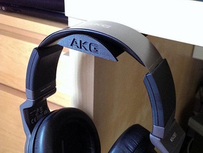 akg headphones holder organization stand 3d print model - Mito3D