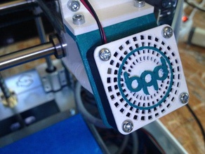 arduino materia 101 - protector del ventilador logotipo Impresora 3d de las piezas 40x40 el la guardia 3d print model - Mito3D