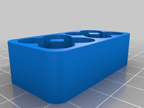 4x2 tall aaa battery holder organization customized 3d print model - Mito3D