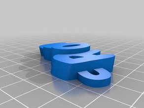 nombre 3d - rosa organização personalizado 3d print model - Mito3D