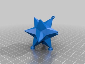 star vous les mathématiques de l'art étoiles stellaire 3d print model - Mito3D