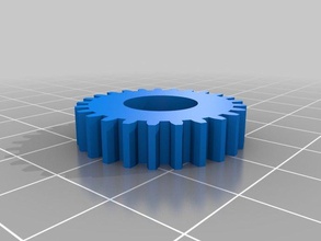 small gear 6mm hole parts customized 3d print model - Mito3D