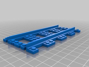 lego train drawbridge piece toy & game accessories 3d print model - Mito3D