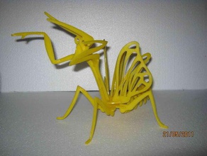mantis de puzzle en 3d d'autres animal les insectes modèle ornement pla jouet 3d print model - Mito3D