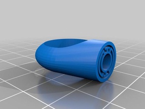 my blue power ring costume customized 3d print model - Mito3D
