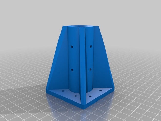 la fijación de pata mesa -openscad diy personalizado 3D print model - Mito3D