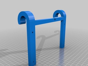 extended tp holder frame bathroom 3d print model - Mito3D