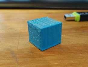 20mm cube L'impression 3d tests 3d print model - Mito3D