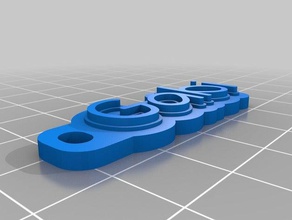 gabi keychain organization customized 3d print model - Mito3D