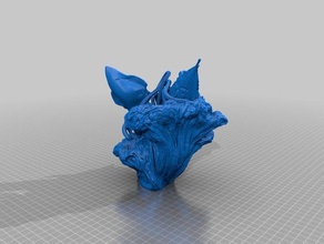 ridimensionato calamari attacco sculture 3d print model - Mito3D