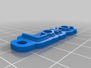 lara keychain organization customized 3d print model - Mito3D