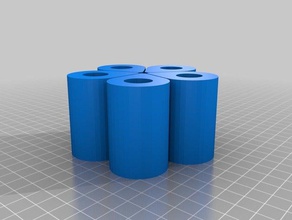 özelleştirilmiş petal vazo yaratıcısı benim dekor 3d print model - Mito3D