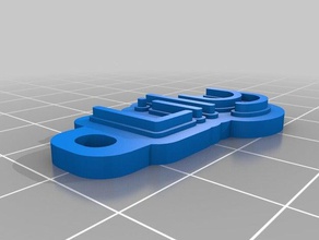 lily Anahtarlık organizasyon özelleştirilmiş 3d print model - Mito3D