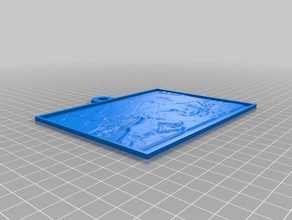 meine angepasste lithopane 2d-Kunst kundengebundene 3d print model - Mito3D