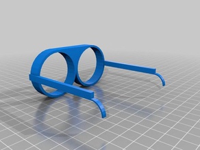 raindrop-Brille Brille 3d print model - Mito3D