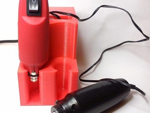 miniature drill holder pcb hand drilling machine 3d print model - Mito3D