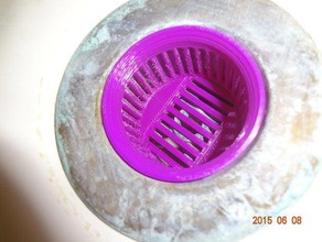 vasca di scarico del filtro bagno da su misura colino 3d print model - Mito3D