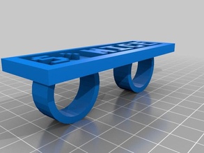 my customized word rings snice 3d print model - Mito3D