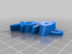 alex keyfob organization customized 3d print model - Mito3D