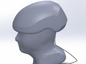 open source de uso capacete esporte ao ar livre 3d print model - Mito3D