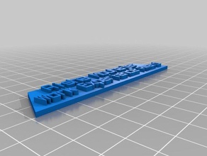il mio personalizzato startup weekend trofeo su misura 3d print model - Mito3D