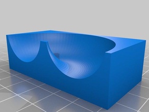 duplo de mármol laberinto u-turn juegos y juguetes pista canicas 3d print model - Mito3D