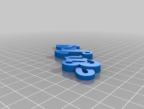 anel chave eunjung 2 organização personalizado 3d print model - Mito3D