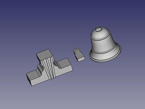campana para hueco 3 exinios inşaat oyuncaklar campanas elçi göndermek castillos 3d print model - Mito3D