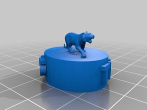 tiger principe L'impression 3d 3d print model - Mito3D