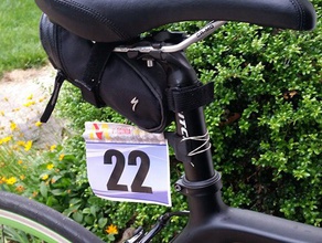 triathlon number holder bike sport & outdoors race 3d print model - Mito3D
