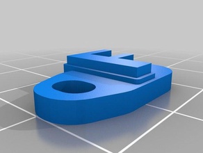 f Schlüsselanhänger - Organisation kundengebundene 3d print model - Mito3D