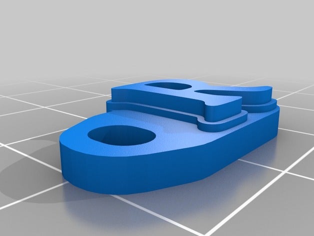 r chaveiro organização personalizado 3D print model - Mito3D