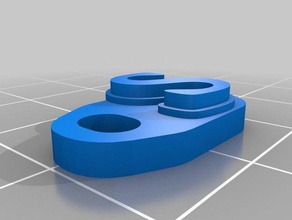s keychain organization customized 3d print model - Mito3D