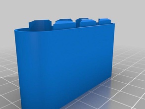 le boîtier de la batterie les conteneurs personnalisé 3d print model - Mito3D
