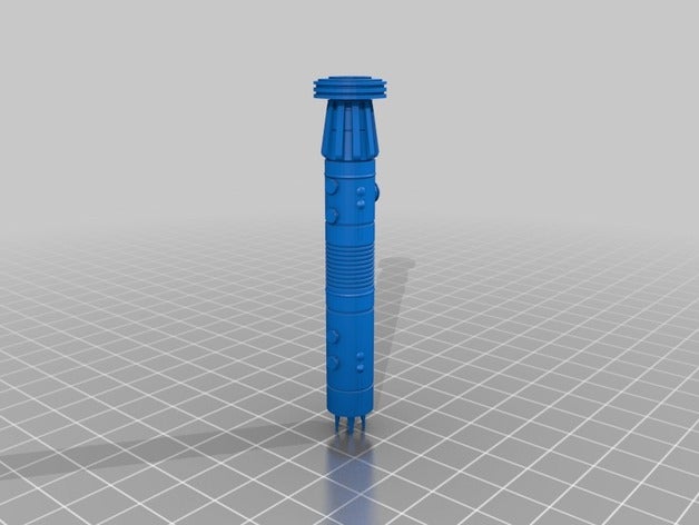 darth maul lightsaber sahne ışın kılıcı mauls 3D print model - Mito3D