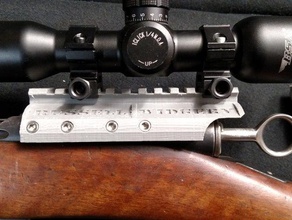 schmidt & rubin model 1911 scope mount rev 3 sport outdoors 75x55 carbine k1911 picatinny swiss 3d print model - Mito3D