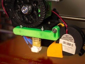 centrifugal radial fan blower mount greg's wade prusa i3 adapter 3d printer parts greg 3d print model - Mito3D
