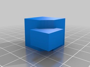 etwas abseits cube Rätsel kundengebundene 3d print model - Mito3D