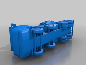 lafarge çimento kamyonu 3d baskı dökümü karıştırıcı kamyon 3d print model - Mito3D