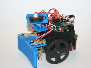 econo1 1bot in der Robotik arduino Fußball sumo-Ringen teensy 3d print model - Mito3D