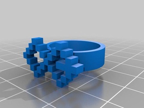 exo2 anéis personalizado 3d print model - Mito3D