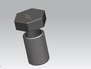 bolt container organization jar 3d print model - Mito3D