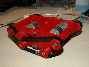 tbt timing belt tank other 140xl037 604 bearing caterpillar flexible lmr mobile robot motor printbot 3d print model - Mito3D