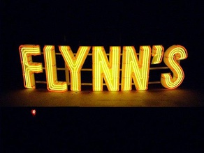 flynn ' s-Leuchtreklame Schilder & logos el Draht die Flynns tron 3d print model - Mito3D