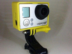 gopro marco de la cámara 3d print model - Mito3D